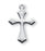 1-inch Sterling Silver Cross with 18-inch Chain