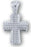 1 5/8-inch Sterling Silver Cross with 24-inch Chain