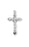 1 1/8-inch Sterling Silver Crucifix with 18-inch Chain
