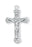 1 1/4-inch Sterling Silver Crucifix with 20-inch Chain