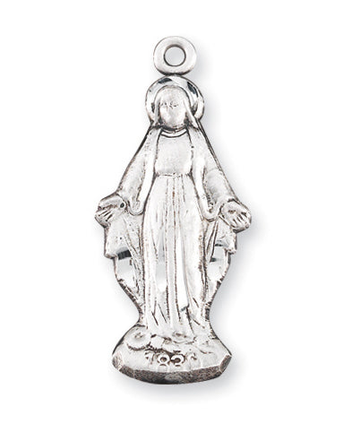 Sterling Silver Our Lady of Grace Medal