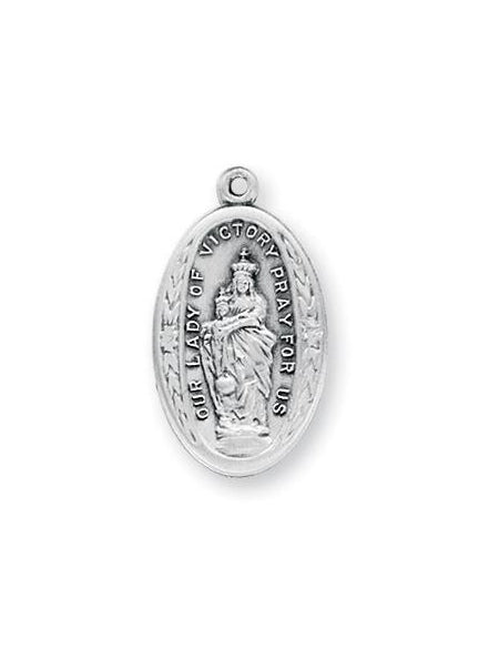 Sterling Silver Our Lady of Victory Medal