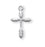 3/4-inch Sterling Silver Wheat Crucifix 18-inch Chain