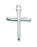 1 3/8-inch Sterling Silver Nail Cross with 24-inch Chain