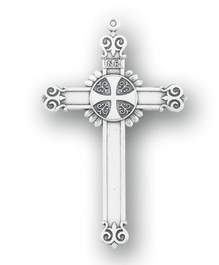 1 3/4-inch Sterling Silver Cross with 20-inch Chain