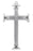 1-11/16-inch X 15/16-inch Sterling Silver Crucifix with a 24-inch Chain boxed.