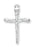 1 3/8-inch Sterling Silver Nail Crucifix with 24-inch Chain