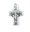 15/16-inch Sterling Silver Celtic Crucifix with 18-inch Chain