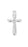 1 1/4-inch Sterling Silver Crucifix with 18-inch Chain
