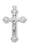 1 3/8-inch Sterling Silver Crucifix with 24-inch Chain