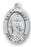 Sterling Silver Oval Shaped Saint Jude Medal