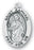Sterling Silver Oval Shaped Saint Raphael Medal