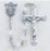 6mm Round Opal Swarovski Crystal Sterling Rosary - Engravable