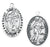 Sterling Silver Saint Christopher Soccer Athlete Medal