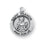 Sterling Silver Round Shaped Saint Francis Medal