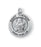 Sterling Silver Round Shaped Saint Therese Medal