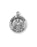 Sterling Silver Round Shaped Saint Francis Medal