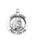Sterling Silver Round Shaped Saint Anne Medal