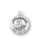 Sterling Silver Round Shaped Saint Catherine Medal
