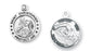 Sterling Silver Saint Christopher Swimming Athlete Medal