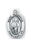 Sterling Silver Oval Shaped Saint Peregrine Medal