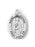 Sterling Silver Oval Shaped Saint Valentine Medal