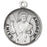 Sterling Silver Round Shaped Saint Andrew Medal