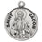 Sterling Silver Round Shaped Saint Jacob Medal