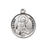 Sterling Silver Round Shaped Saint Jerome Medal
