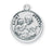 Sterling Silver Round Shaped Saint Joseph Medal