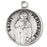 Sterling Silver Round Shaped Saint Peregrine Medal