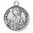 Sterling Silver Round Shaped Saint Richard Medal