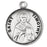 Sterling Silver Round Shaped Saint Timothy Medal