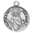 Sterling Silver Round Shaped Saint Joanne Medal