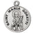 Sterling Silver Round Shaped Saint Maria Goretti Medal