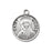 Sterling Silver Round Shaped Saint Nicole Medal