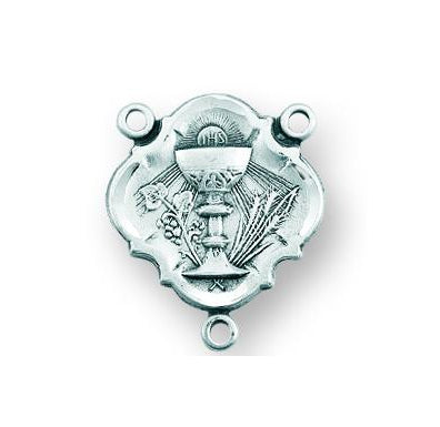 Sterling Silver Chalice Rosary Center