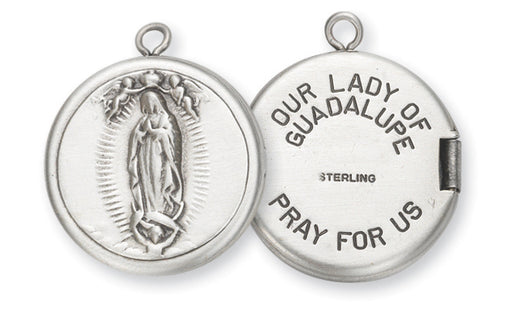 Sterling Silver Our Lady of Guadalupe Locket