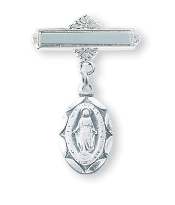 Sterling Silver Baby Miraculous Medal