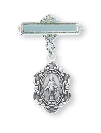 Sterling Silver Baby Miraculous Medal