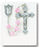Pink Venetian Glass Flower Rosary - Engravable