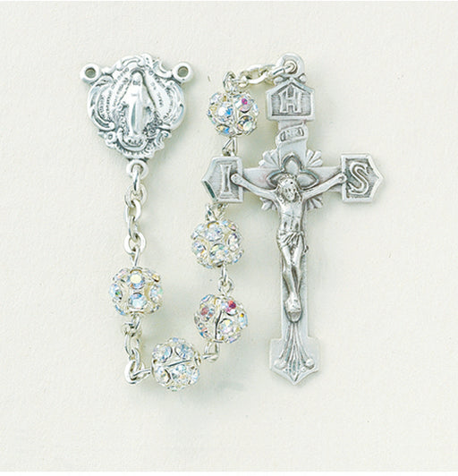 Multi Set Aurora Crystal Rosary - Engravable