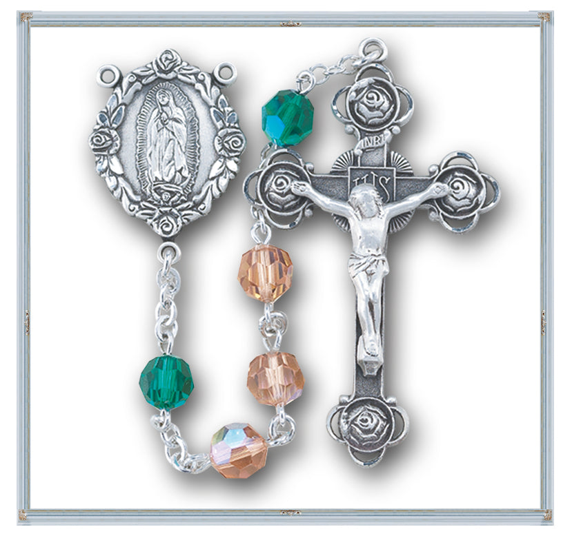 Our Lady of Guadalupe Rosary - Engravable