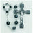 Jet Black Swarovski Crystal Rosary - Engravable