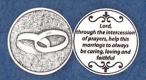 25-Pack - Religious Coin Token - Unity Rings
