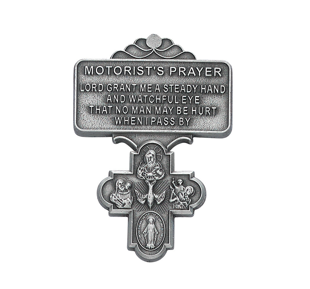 4-Way Catholic Medal Visor Clip