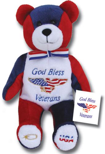 God Bless Our Veterans Holy Bear