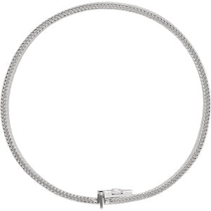 8-inch Fox Mesh Bracelet - Sterling Silver