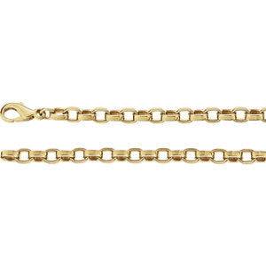 18-inch Cable Chain with Lobster Clasp - 14K Yellow Gold