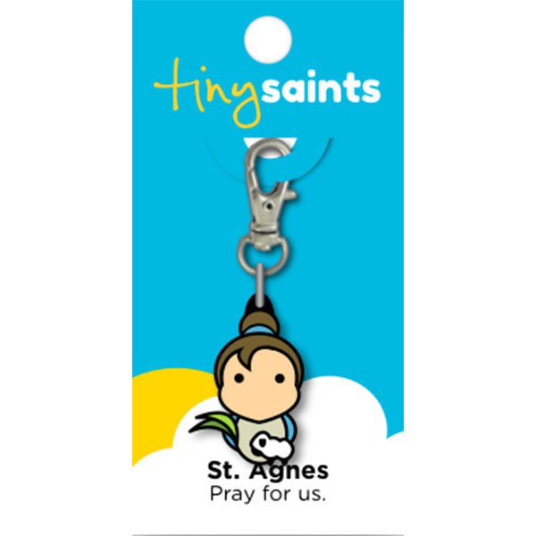 Saint Agnes Tiny Saint Charm